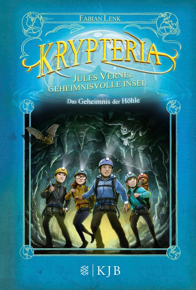 Book cover for Krypteria – Jules Vernes geheimnisvolle Insel. Das Geheimnis der Höhle