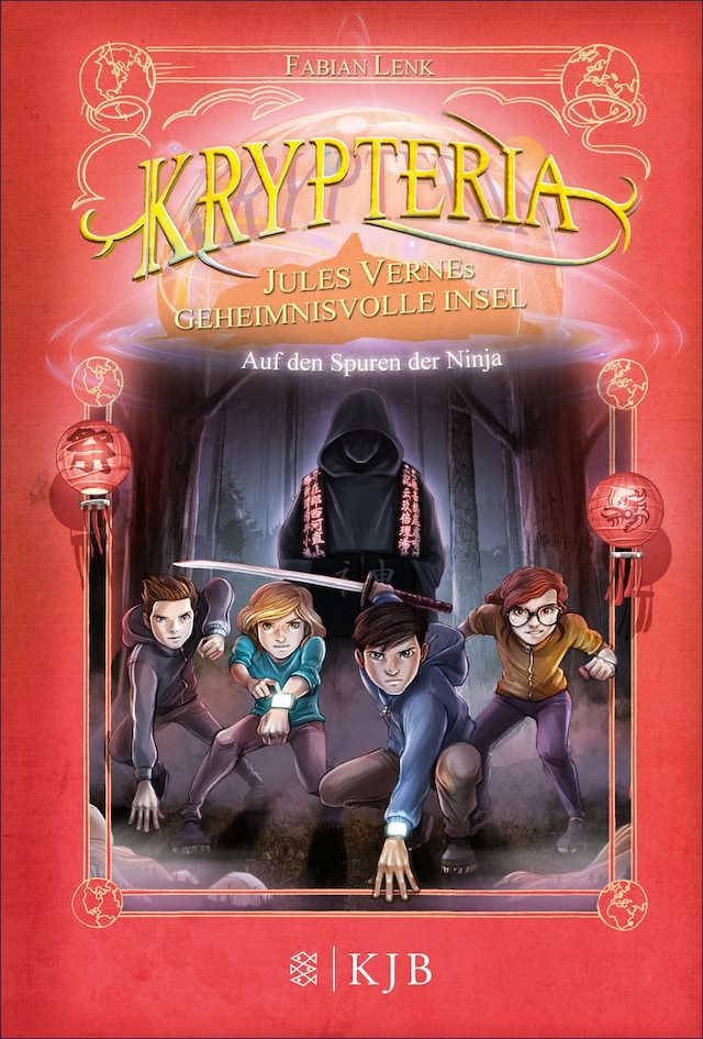 Book cover for Krypteria – Jules Vernes geheimnisvolle Insel. Auf den Spuren der Ninja