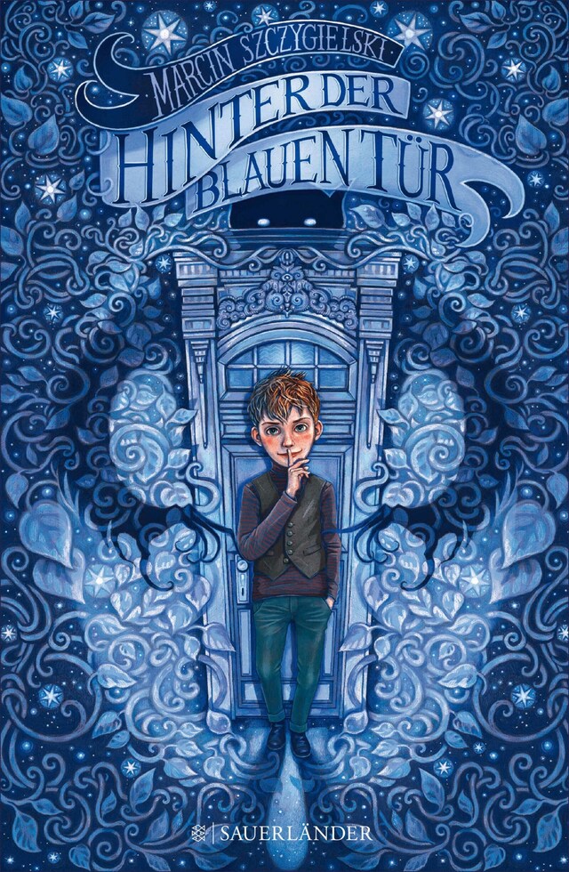 Book cover for Hinter der blauen Tür