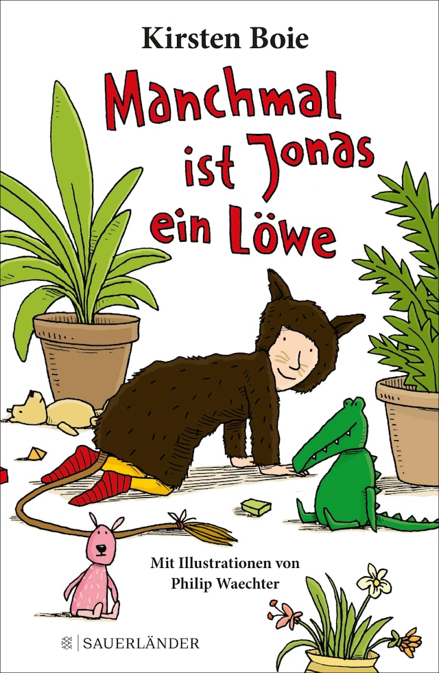 Kirjankansi teokselle Manchmal ist Jonas ein Löwe