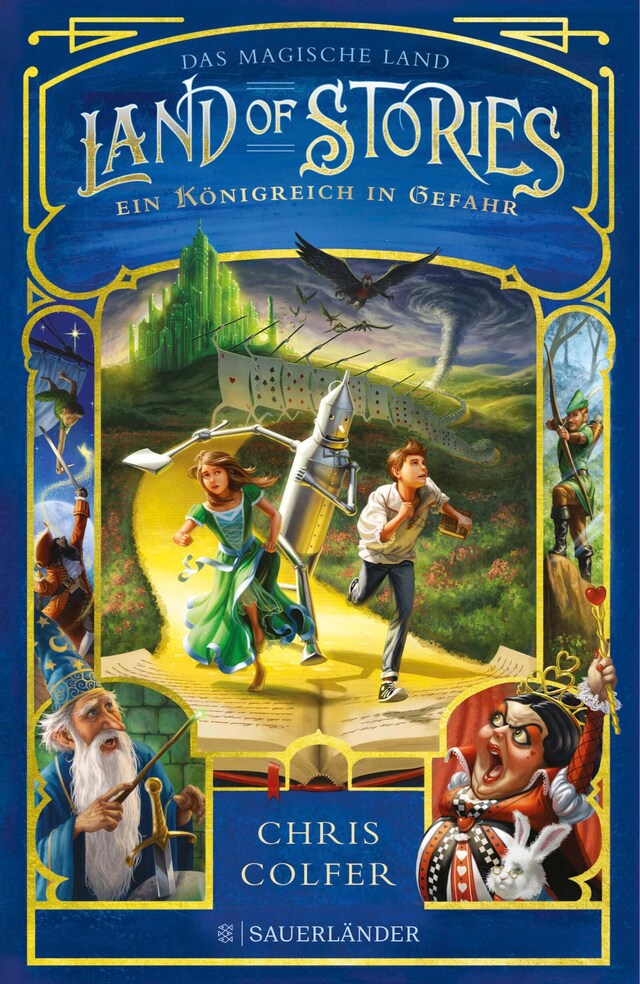 Portada de libro para Land of Stories: Das magische Land – Ein Königreich in Gefahr