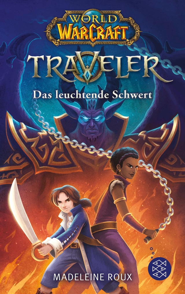 Boekomslag van World of Warcraft: Traveler. Das leuchtende Schwert