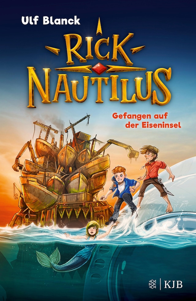 Buchcover für Rick Nautilus - Gefangen auf der Eiseninsel