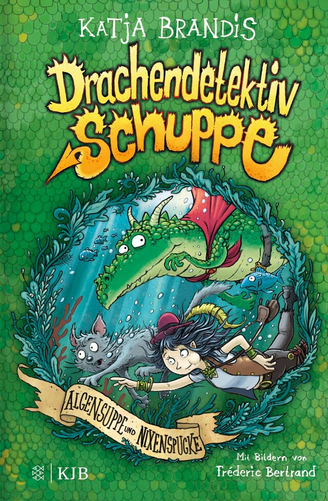 Copertina del libro per Drachendetektiv Schuppe – Algensuppe und Nixenspucke
