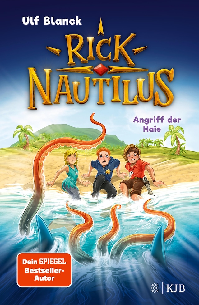 Copertina del libro per Rick Nautilus – Angriff der Haie