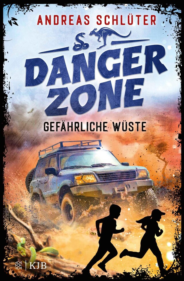 Boekomslag van Dangerzone – Gefährliche Wüste