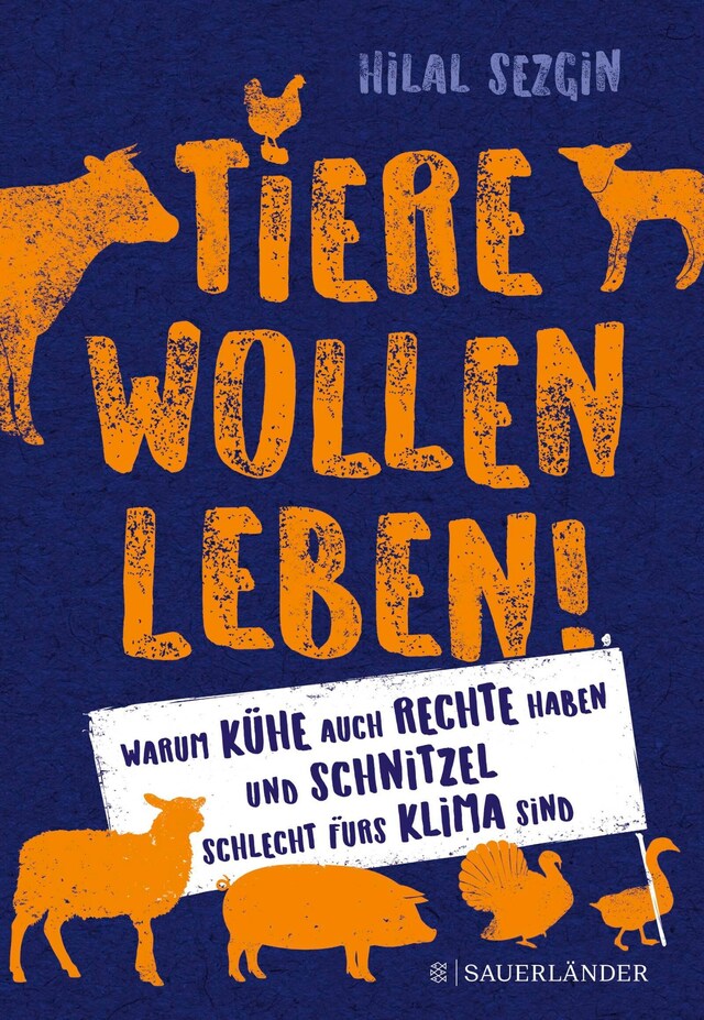 Portada de libro para Tiere wollen leben!