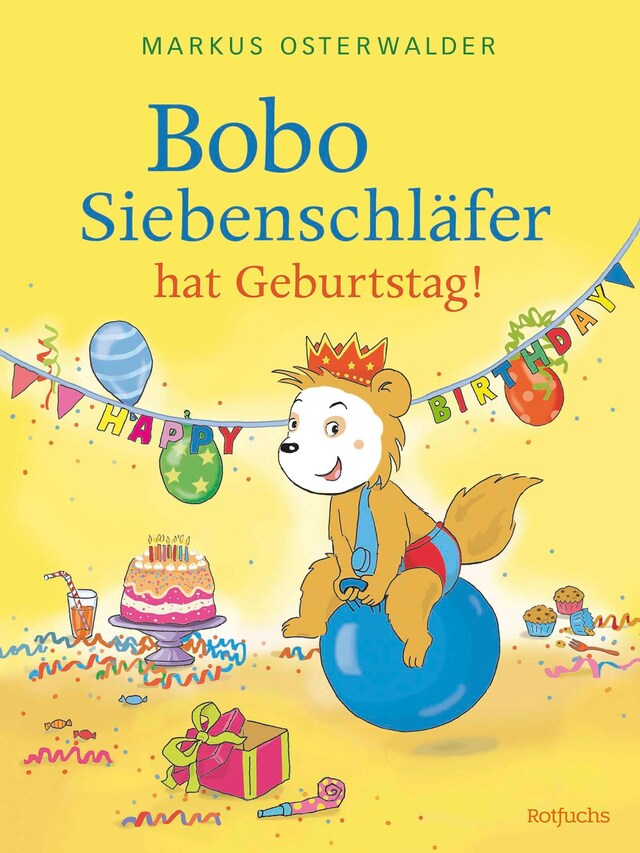 Buchcover für Bobo Siebenschläfer hat Geburtstag!