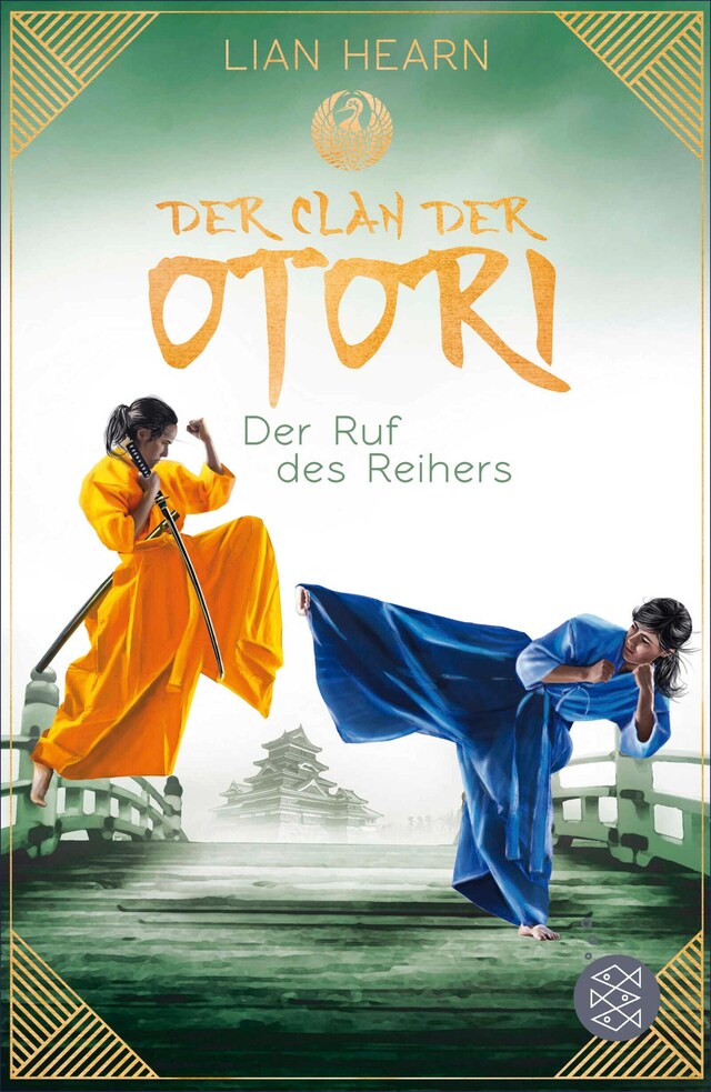 Kirjankansi teokselle Der Clan der Otori. Der Ruf des Reihers