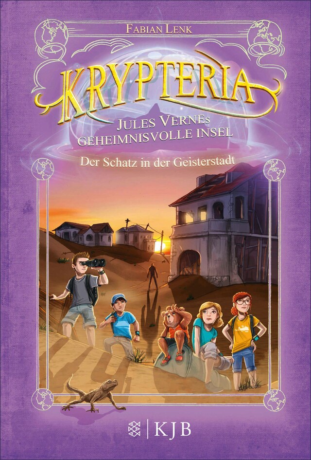 Book cover for Krypteria – Jules Vernes geheimnisvolle Insel. Der Schatz in der Geisterstadt