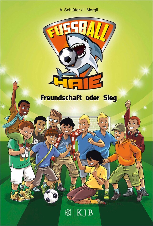 Couverture de livre pour Fußball-Haie – Freundschaft oder Sieg