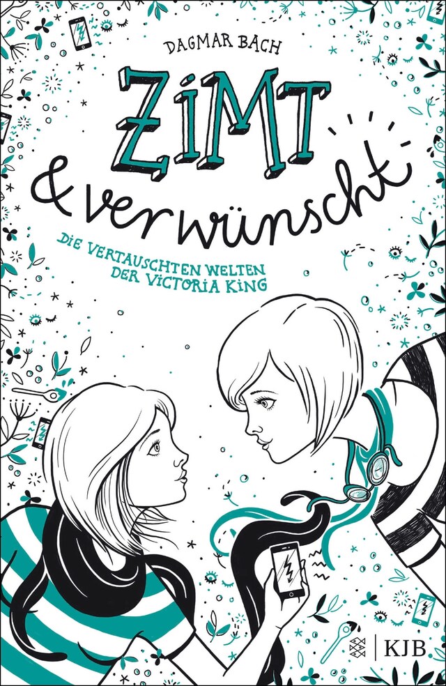 Copertina del libro per Zimt und verwünscht − Die vertauschten Welten der Victoria King