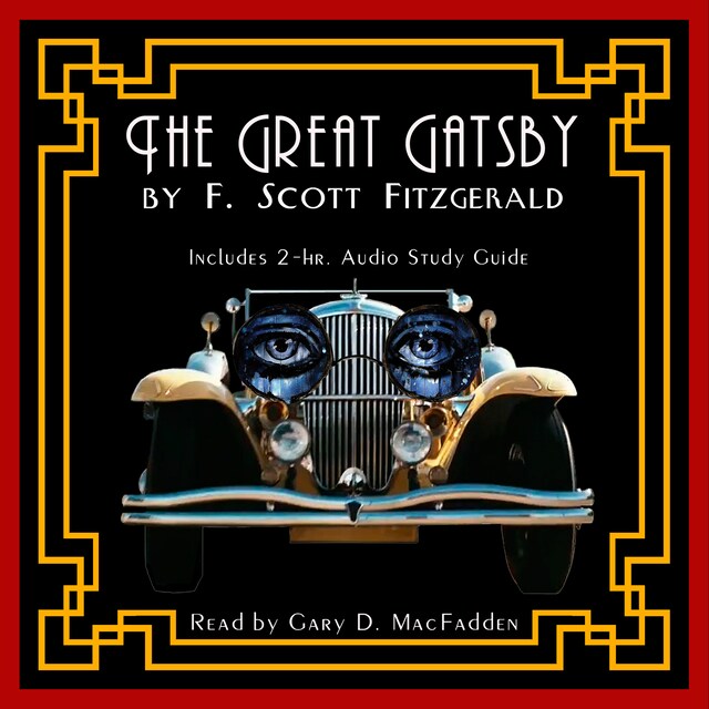 Kirjankansi teokselle The Great Gatsby