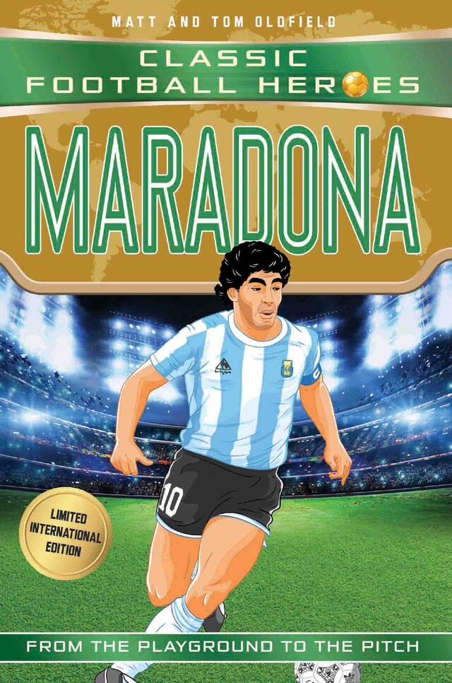 Okładka książki dla Maradona (Classic Football Heroes - Limited International Edition)