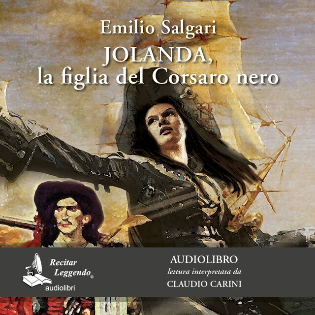 Couverture de livre pour Jolanda, la figlia del Corsaro Nero