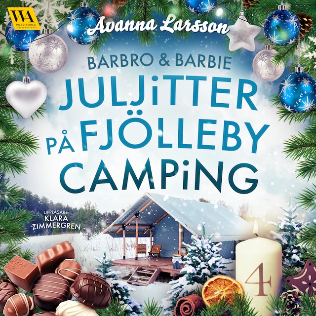 Buchcover für Juljitter på Fjölleby camping 4