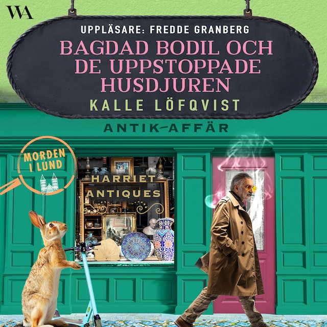 Buchcover für Bagdad Bodil och de uppstoppade husdjuren