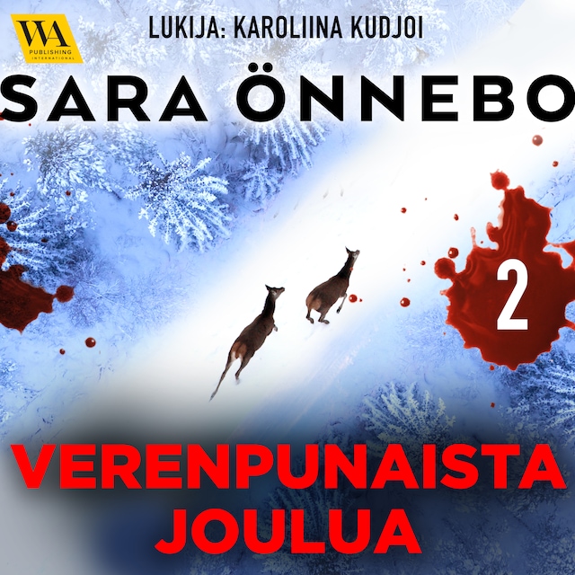 Buchcover für Verenpunaista joulua 2