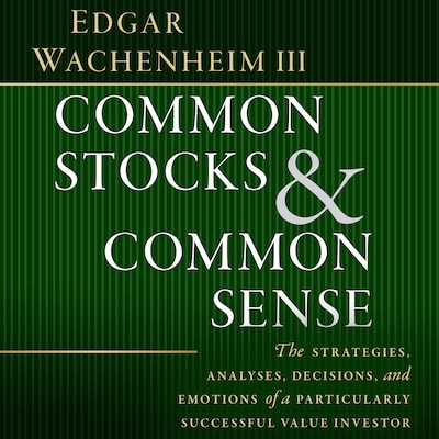 Common Stocks and Common Sense