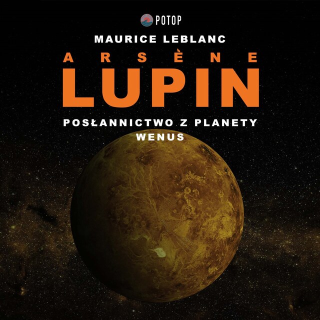 Boekomslag van Arsène Lupin. Posłannictwo z planety Wenus